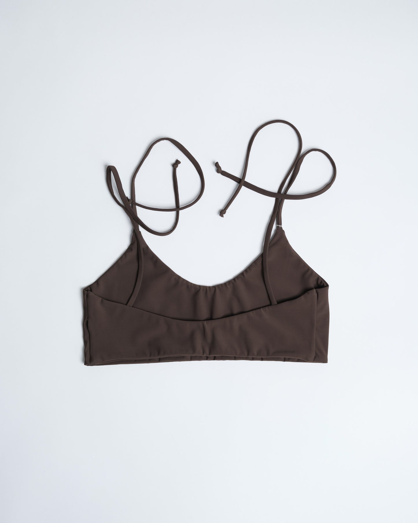 Crop Bikini Top – Brown