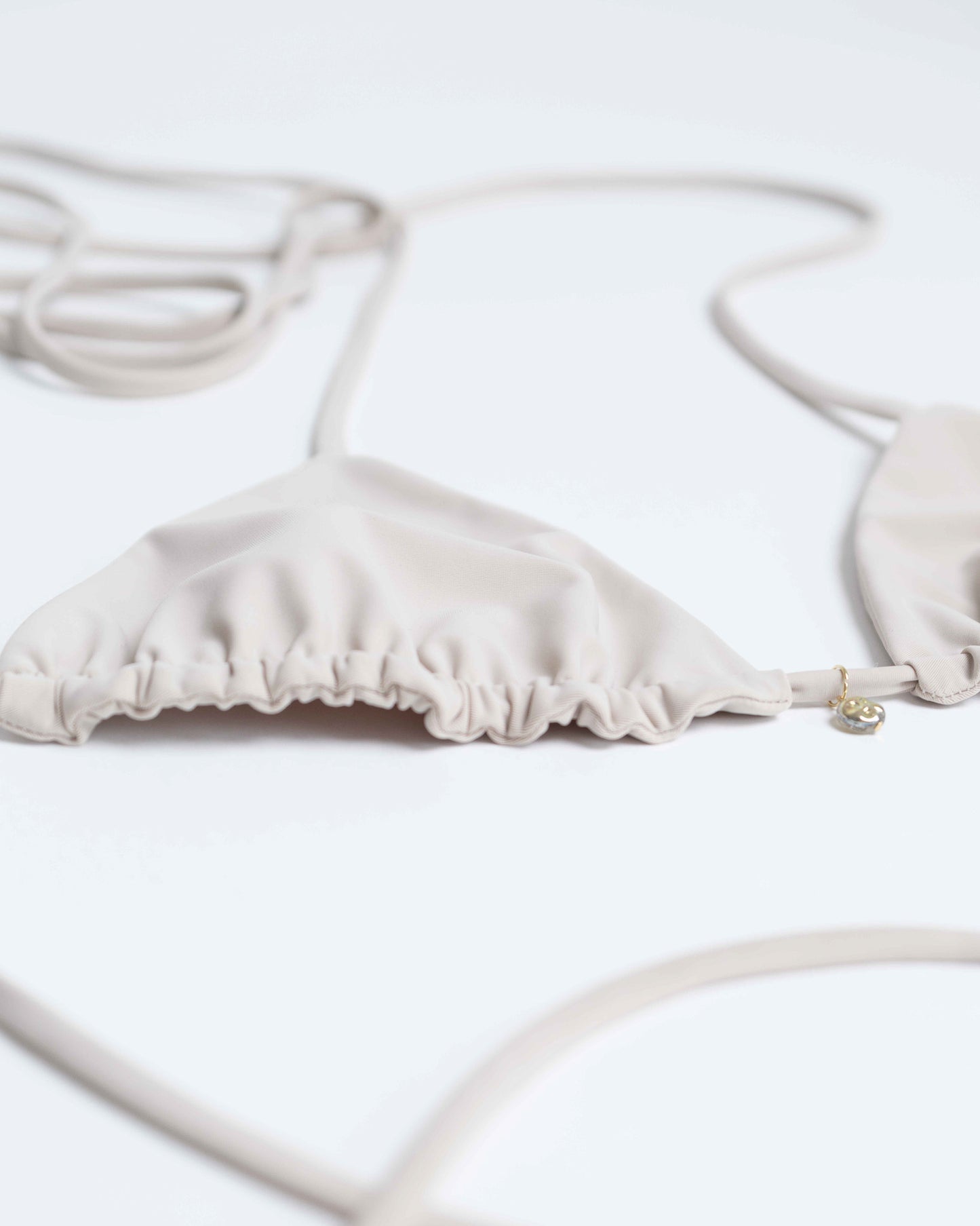 Triangle Bikini Top – Cream