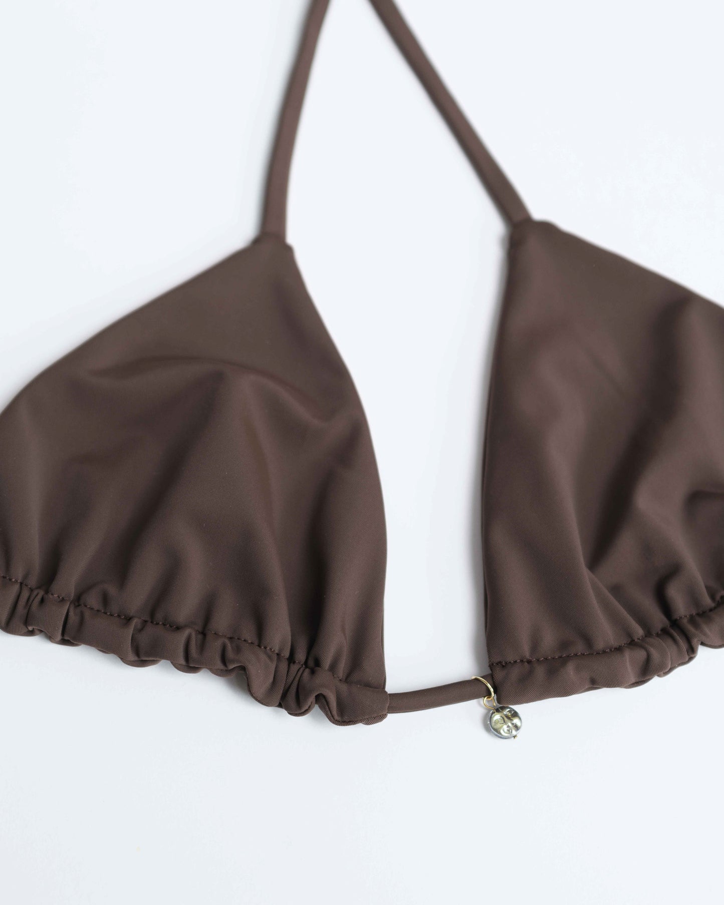 Triangle Bikini Top – Brown