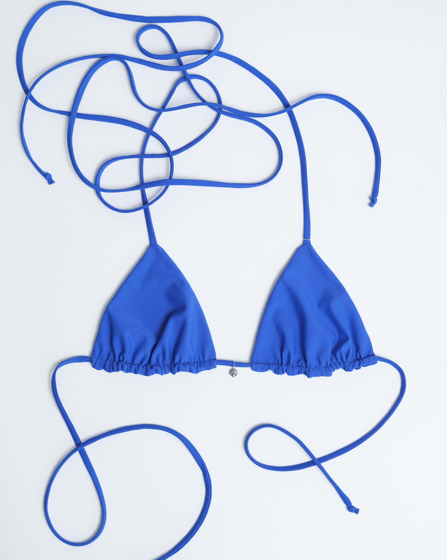 Triangle Bikini Top – Blue