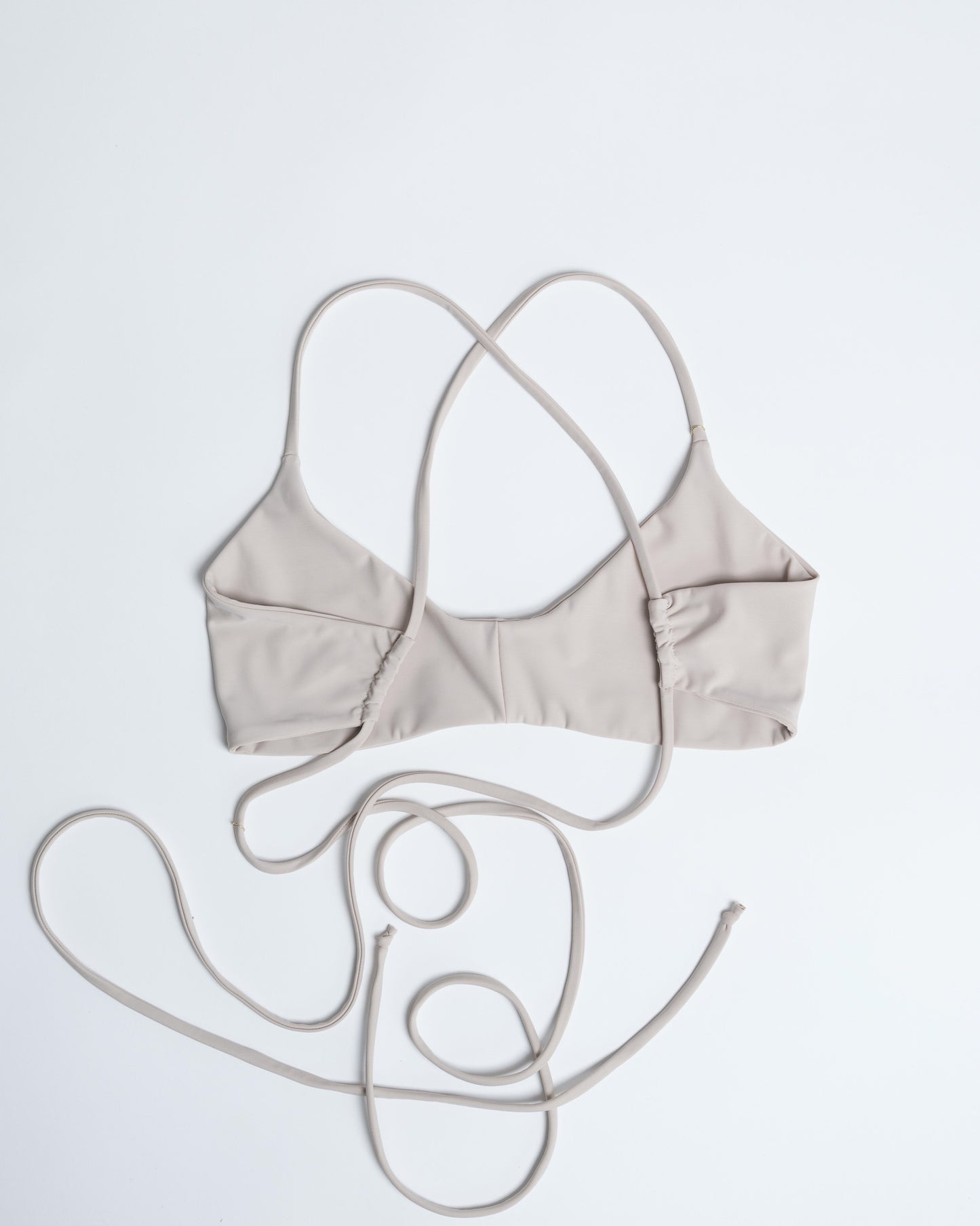 Wrap Bikini Top – Cream