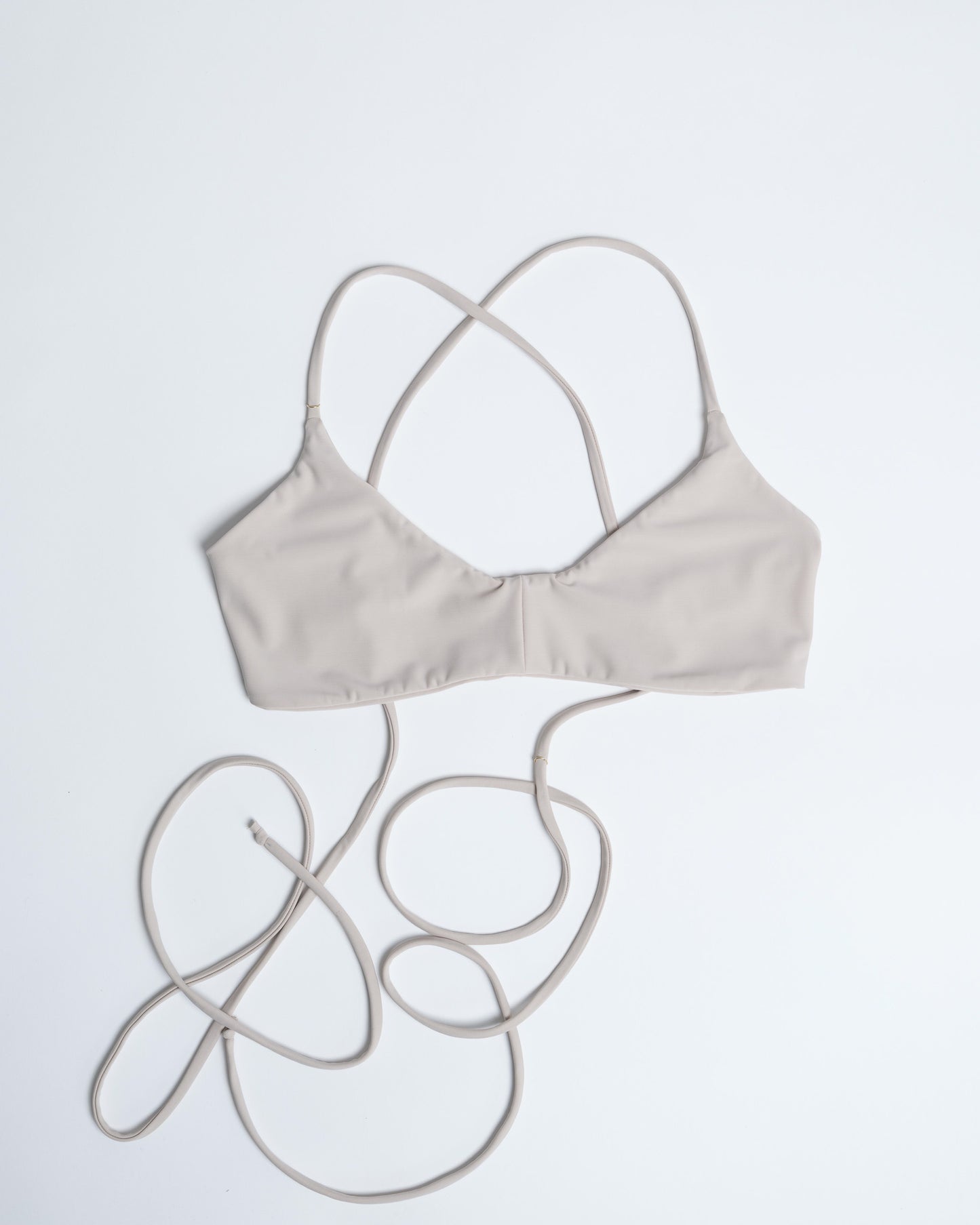 Wrap Bikini Top – Cream