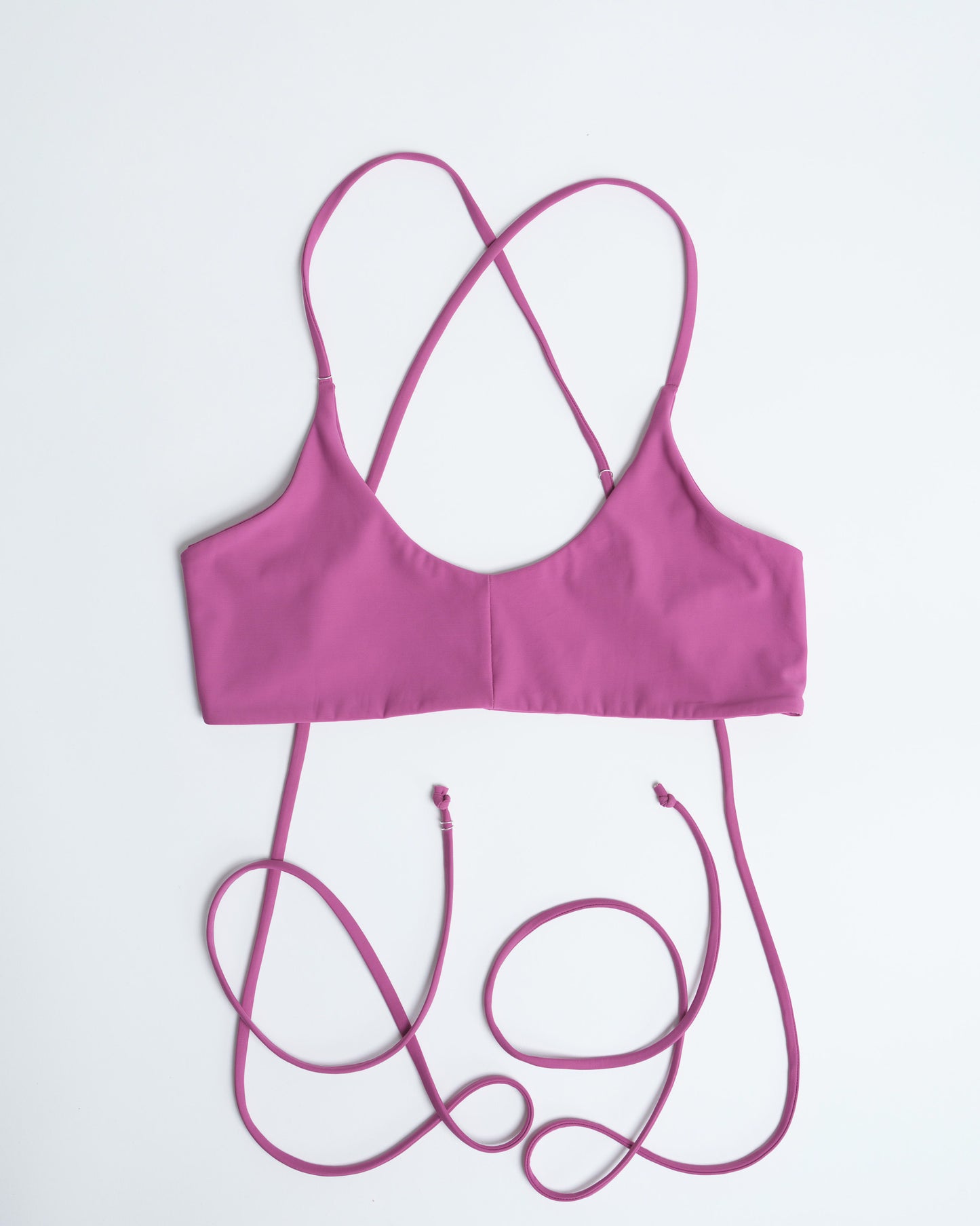 Wrap Bikini Top – Pink