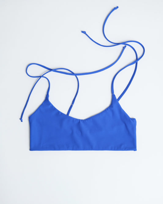 Crop Bikini Top – Blue