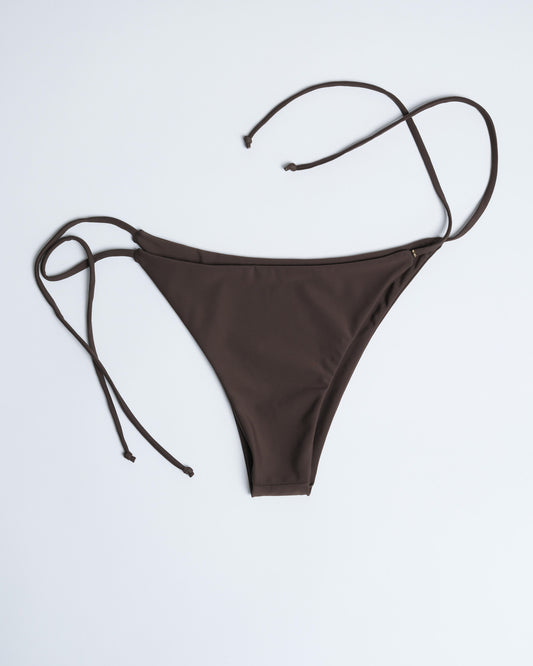 Tie Bikini Bottom – Brown