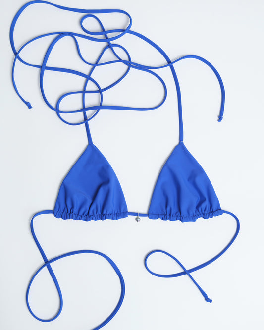 Triangle Bikini Top – Blue