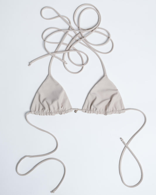 Triangle Bikini Top – Cream